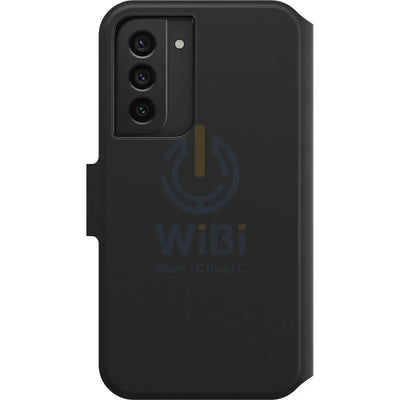 OtterBox Samsung Galaxy S22 Plus Strada Via Case - Night Black Accessories > Mobiles & Tablets > Mobiles > Screen
