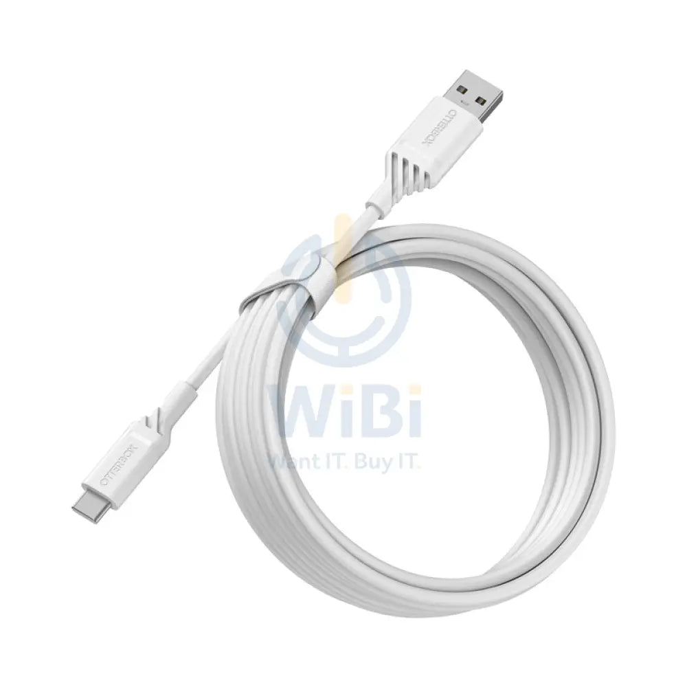 OtterBox Standard USB-A To USB-C Cable - USB-A / USB-C / 3 Meters / White