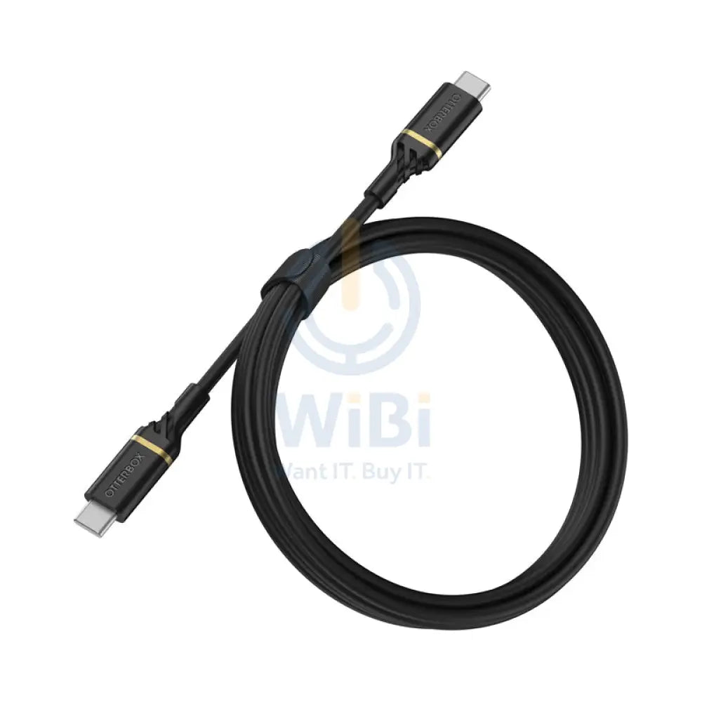 OtterBox Standard USB-C To USB-C Fast Charge Cable - USB-C / USB-C / 1 Meter / Black