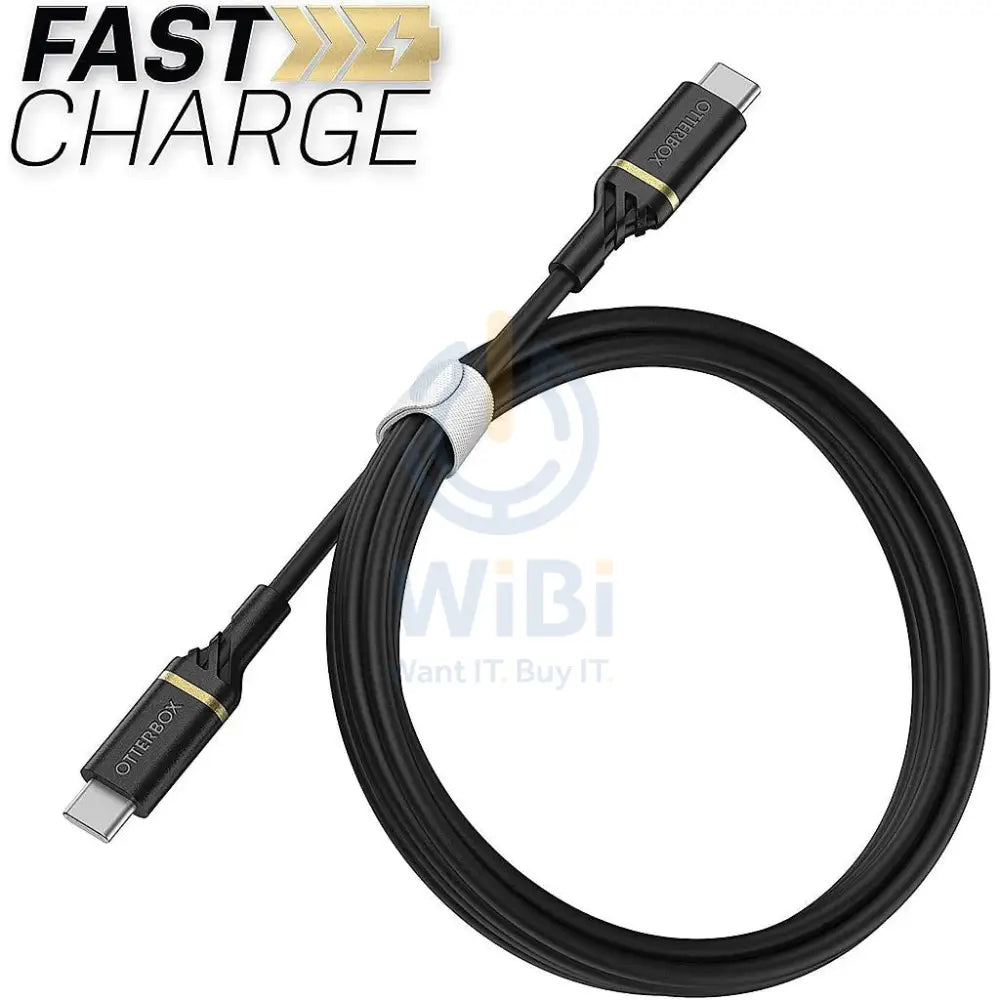 OtterBox USB-C to USB-C Fast Charge Cable - Standard 2 Meter - Black Accessories > Cables & Converters > Cables