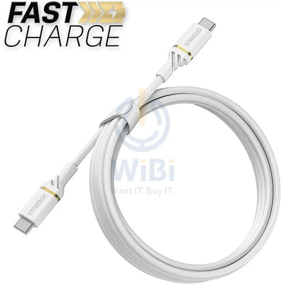 OtterBox USB-C to USB-C Fast Charge Cable - Standard 2 Meter - White Accessories > Cables & Converters > Cables