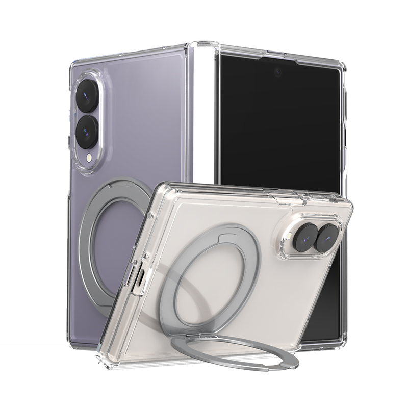 Araree Duple 360 Magsafe Stand Cover For Samsung Galaxy Z Fold 8 - Clear