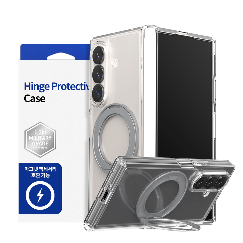 Araree Duple 360 Magsafe Stand Cover For Samsung Galaxy Z Fold 8 Ultra - Clear