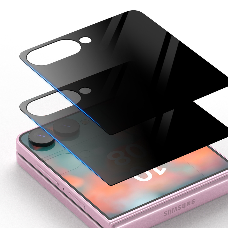 Araree Core Privacy Screen Protector For Samsung Galaxy Z Flip 8 - Black / Pack Of 2
