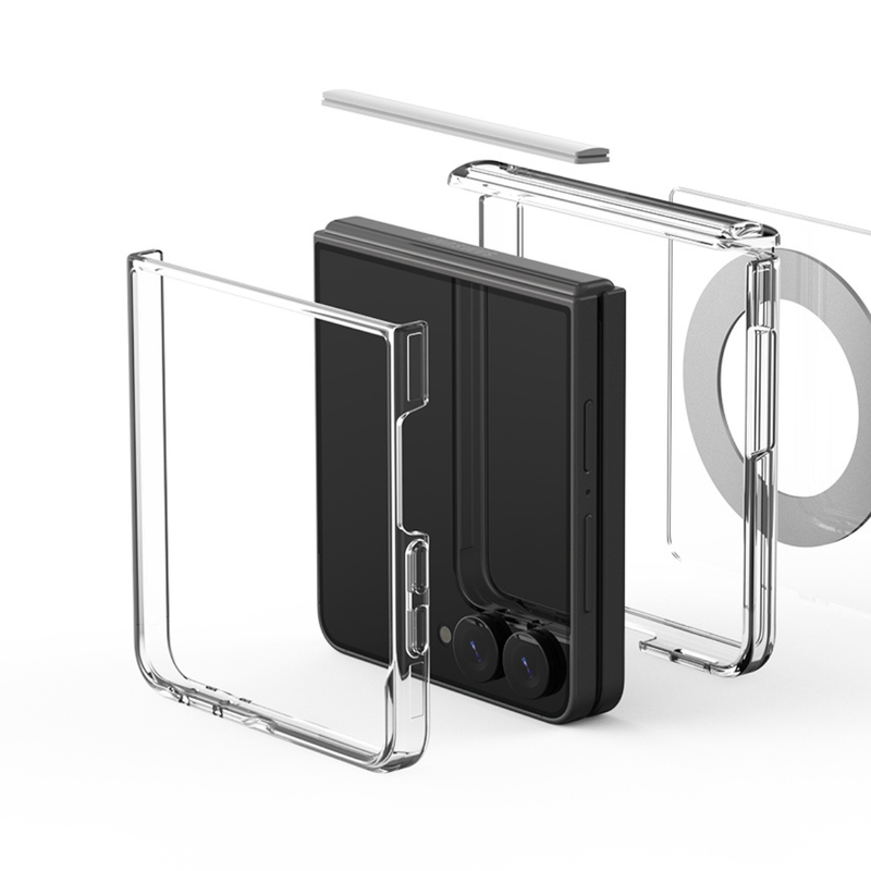Araree Duple 360 Magsafe Stand Cover For Samsung Galaxy Z Flip 8 - Clear