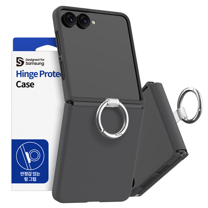 Araree Aero Flex Ring Cover For Samsung Galaxy Z Flip 8 - Black