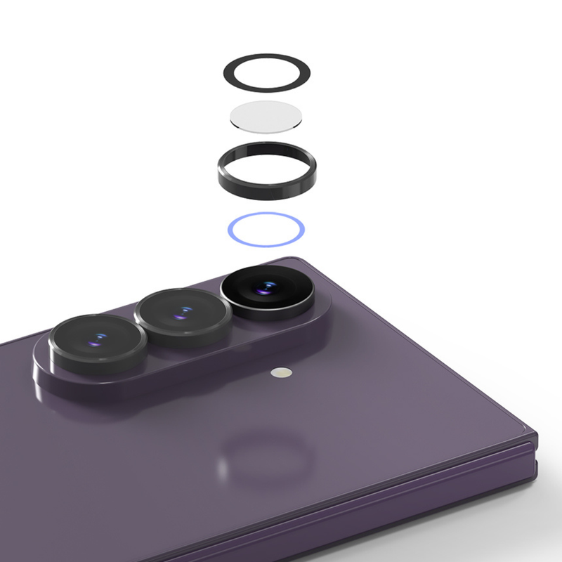 Araree Core Camera Metal Ring Camera Protector For Samsung Galaxy Z Fold 8 Ultra - Clear