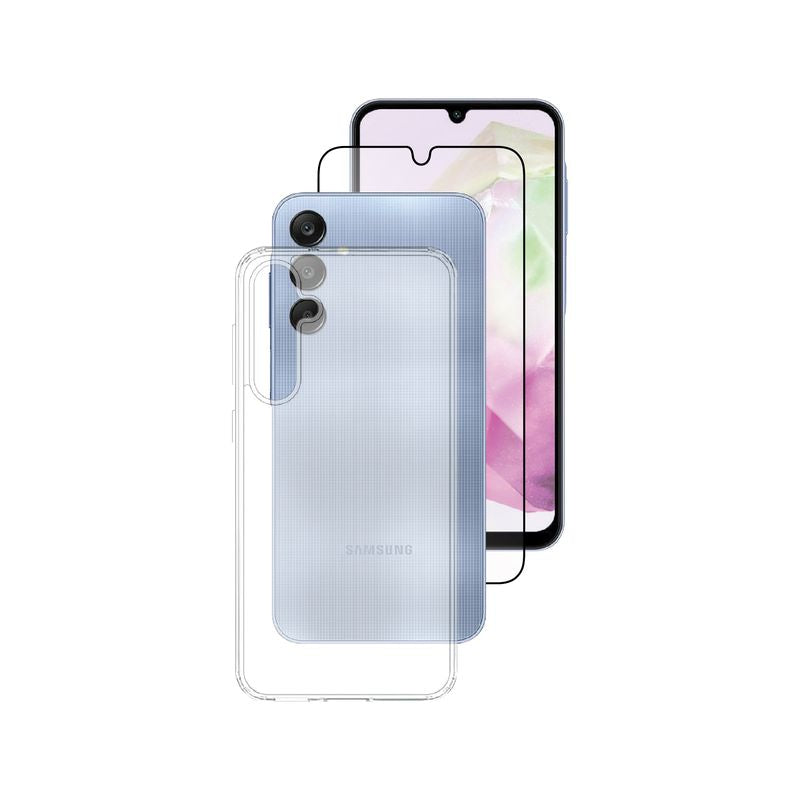 Smartix Ultraguard Bundle (Screen Protector + Phone Case) for Samsung A27 - Clear