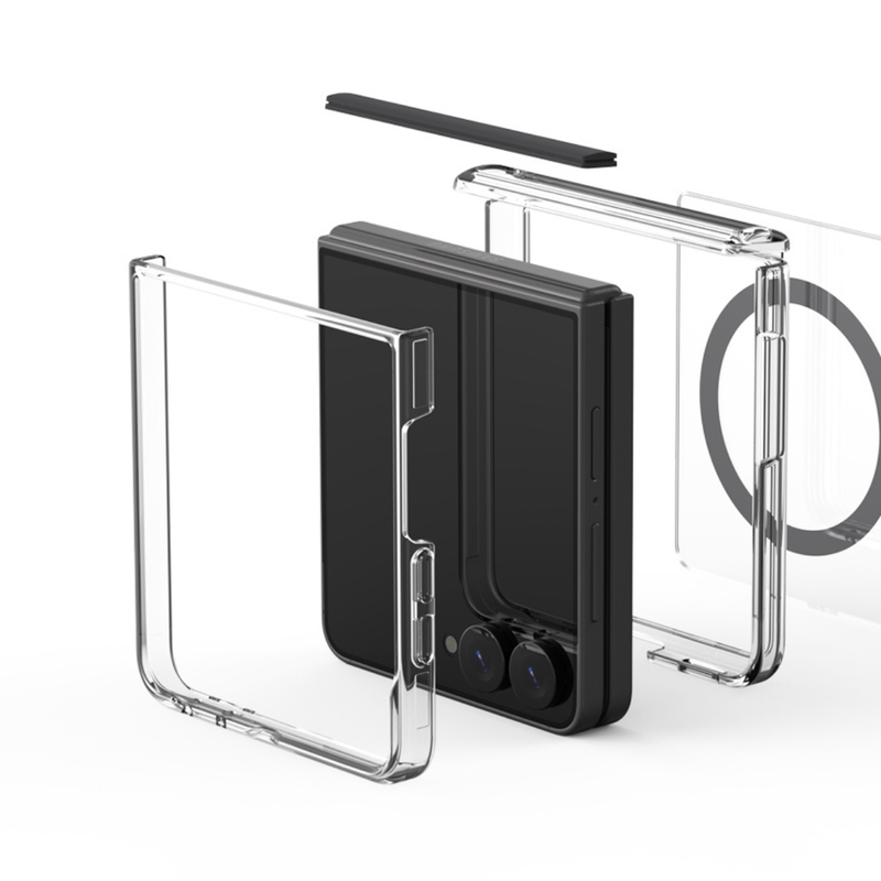 Araree Duple 360 Magsafe Cover For Samsung Galaxy Z Flip 8 - Clear/Black