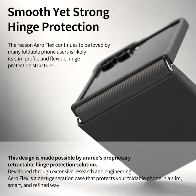 Araree Aero Flex Magsafe Cover For Samsung Galaxy Z Flip 8 - Black