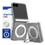 Araree Duple 360 Magsafe Stand Cover For Samsung Galaxy Z Flip 8 - Clear