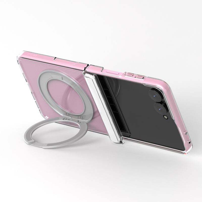 Araree Duple 360 Magsafe Stand Cover For Samsung Galaxy Z Flip 8 - Clear