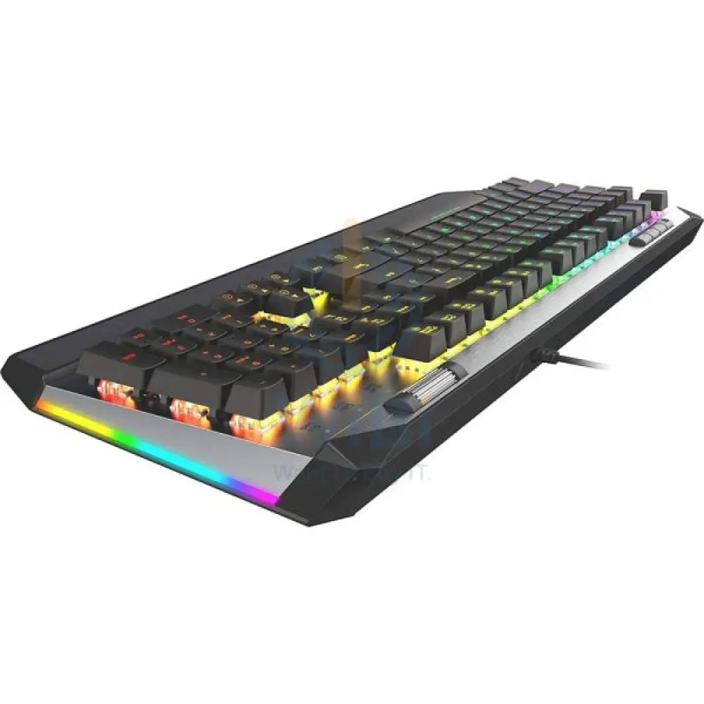 Patriot Viper Gaming V765 RGB Illuminated Mechanical Keyboard With Media Controls Desktop Gaming Wired Keyboard