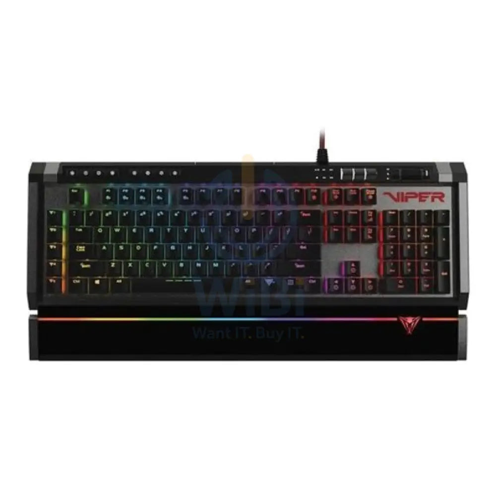 Patriot Viper V770 RGB-Backlit Mechanical Desktop Gaming Wired Keyboard - Black Accessories > Keyboard & Mouse > Gaming