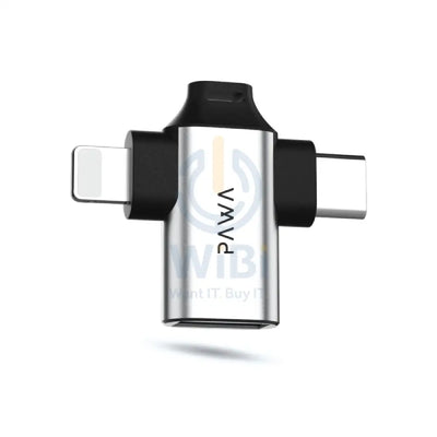 PAWA 3-in-1 OTG Adapter - Lightning / Type-C / Micro USB / 5Gbps / Grey Accessories > Cables & Converters > Converters