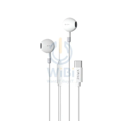 Pawa Chords Lite Edition Stereo Wired Earphone - USB-C / 1.2 Meter / White Accessories > Audio > Headphones