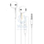 Pawa Chords Series Stereo Wired Earphone - 3.5mm Jack / White Accessories > Audio > Headphones