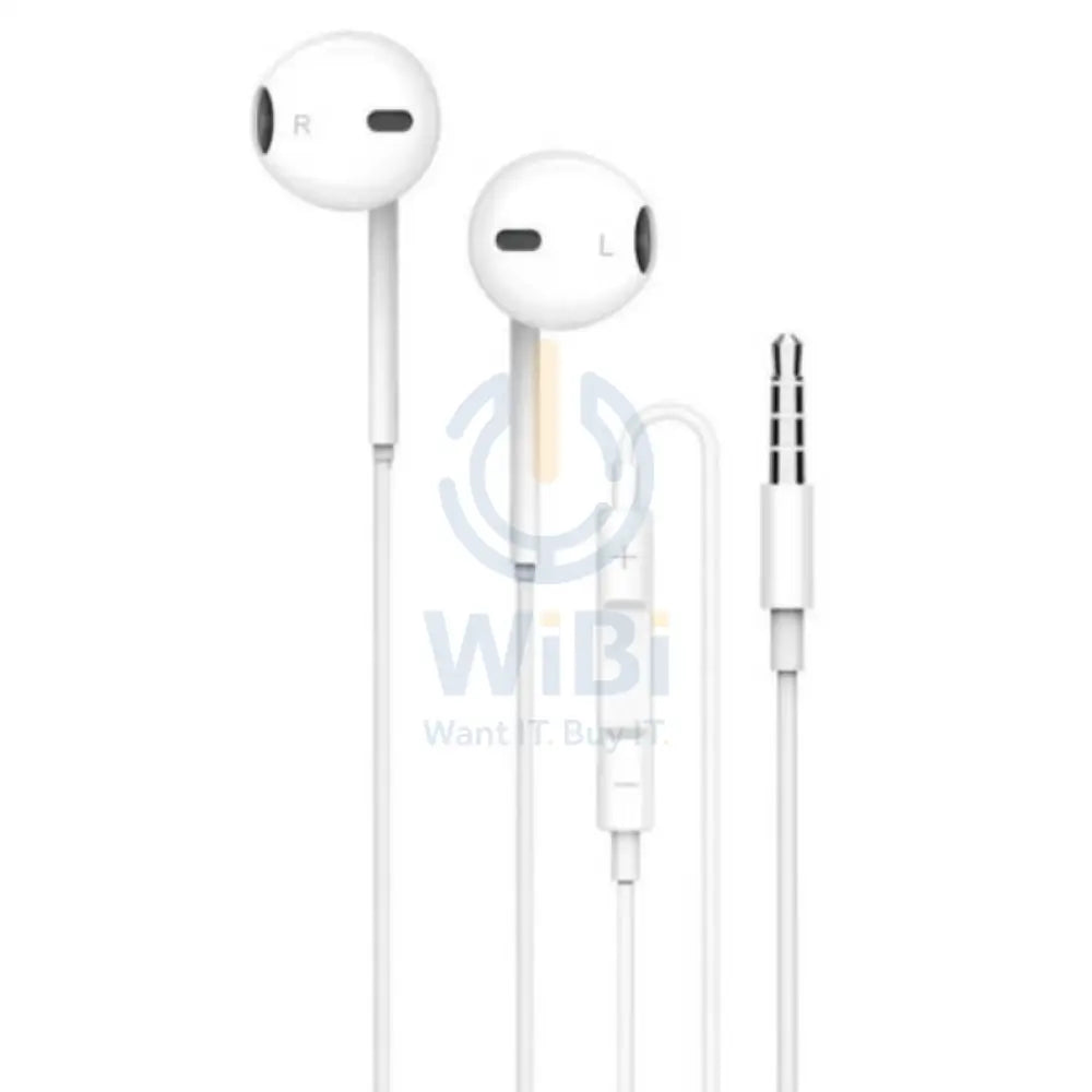 Pawa Chords Series Stereo Wired Earphone - 3.5mm Jack / White Accessories > Audio > Headphones