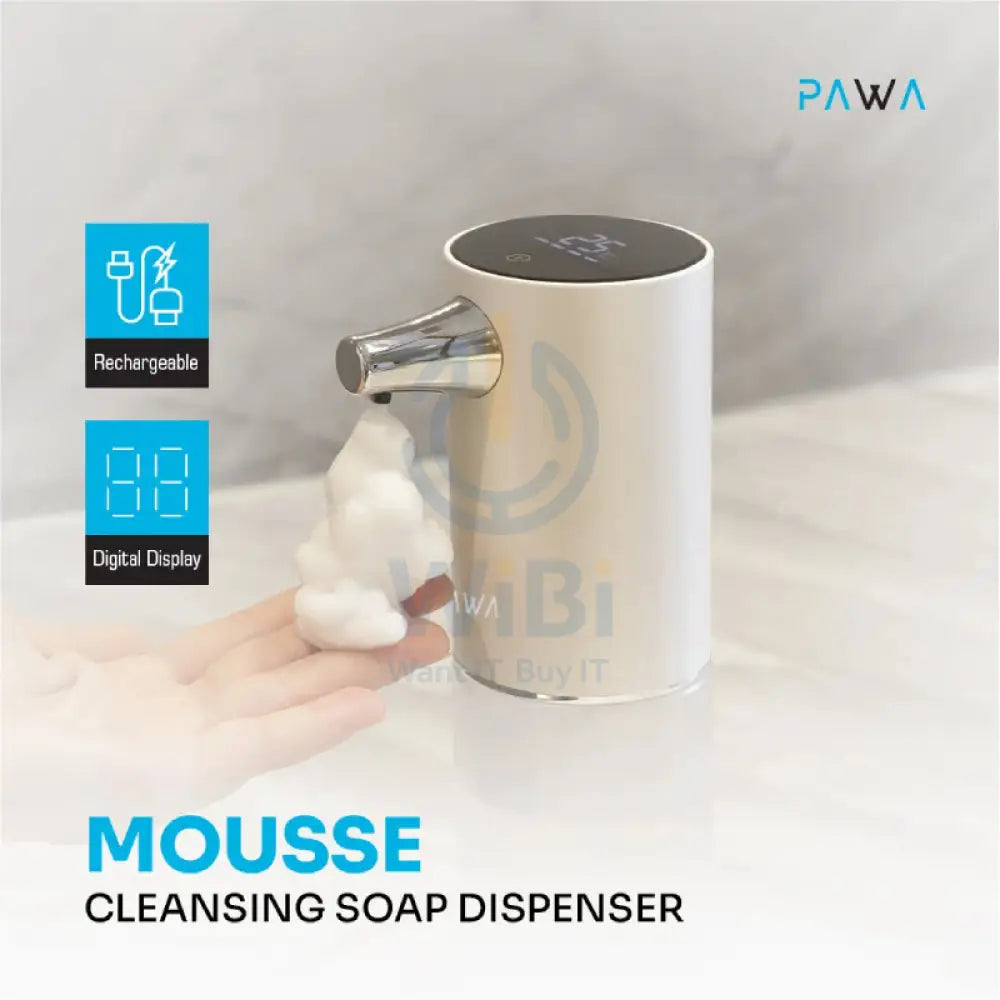Pawa Mousse Cleansing Soap Dispenser - 1500mAh / White Accessories > Smart Devices