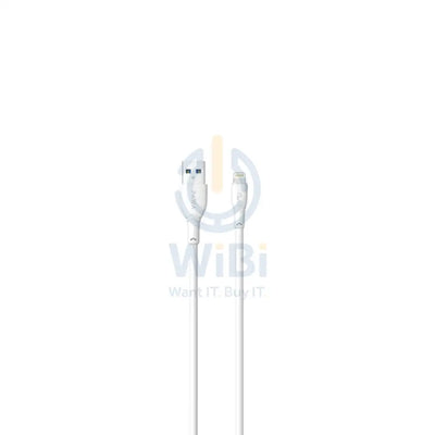 Pawa PVC 2.4A Data & Quick Charging Lightning Cable 2m/6.5ft - White Accessories > Cables & Converters > Cables