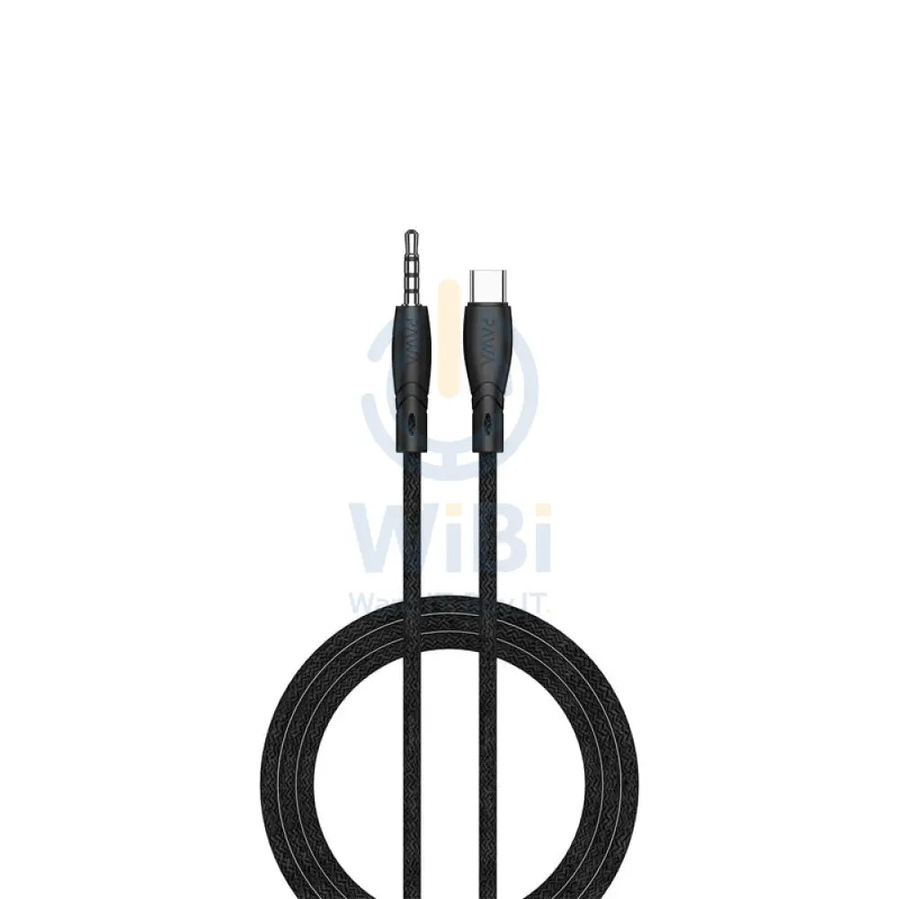 PAWA Type C To Audio Baried Cable - Black Accessories > Cables & Converters > Cables