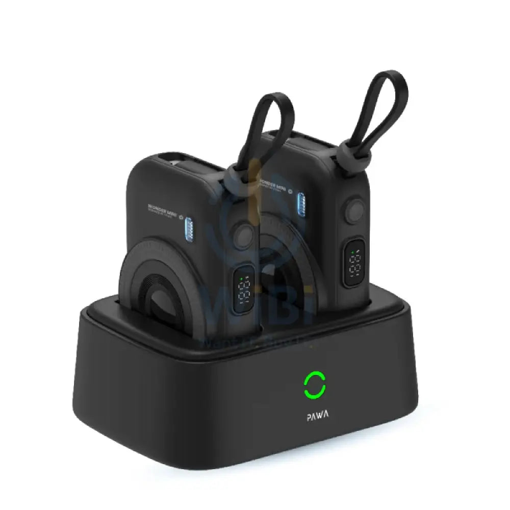 Pawa Wonder Mini 2-in-1 MagSafe Combo - 10000mAh / Black Accessories > Power Bank