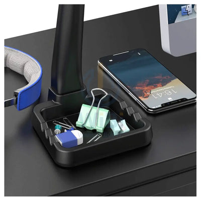 PC Gaming Headphone Stand With Cable Holder - Black