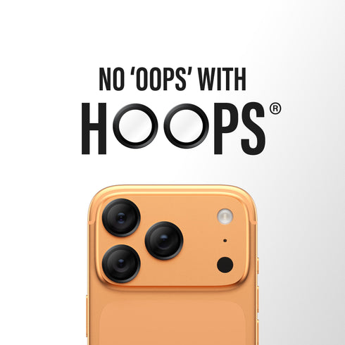 عدسة  كاميرا  PanzerGlass® Hoops لهاتف ايفون  برو  17 برو ماكس  أسود