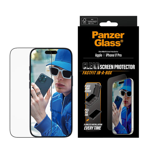 PanzerGlass® Stealth ألترا واسع المقاس شاشة لـ ايفون  برو  شفاف