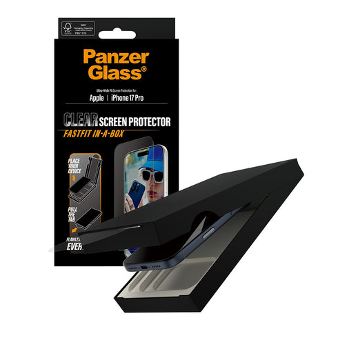 PanzerGlass® Stealth ألترا واسع المقاس شاشة لـ ايفون  برو  شفاف