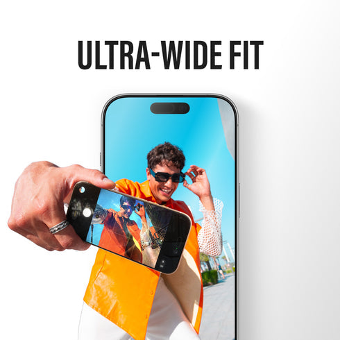 PanzerGlass® ألترا Fit الخصوصية شاشة For ايفون - شفاف