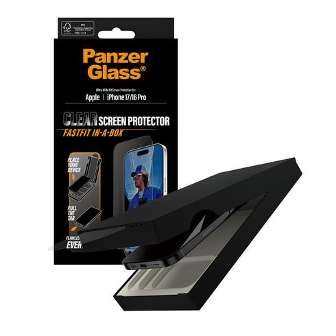 PanzerGlass® ألترا Fit الخصوصية شاشة For ايفون - شفاف