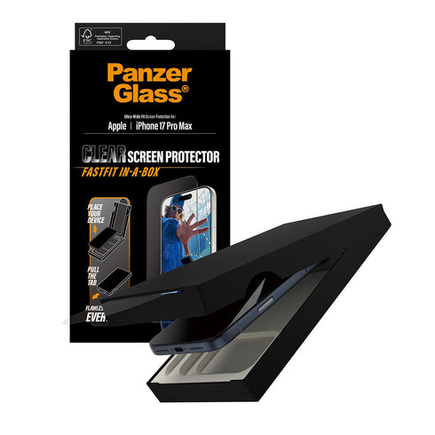 PanzerGlass® Stealth ألترا واسع المقاس شاشة لـ ايفون  برو ماكس  شفاف