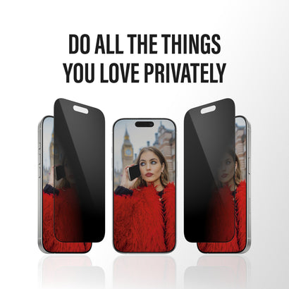 شاشة PanzerGlass® ألترا فيت الخصوصية  لهاتف ايفون - الخصوصية