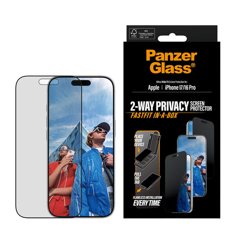 شاشة PanzerGlass® ألترا فيت الخصوصية  لهاتف ايفون - الخصوصية
