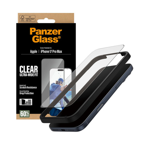 PanzerGlass® ألترا واسع EasyAligner شاشة لـ ايفون  برو ماكس  شفاف