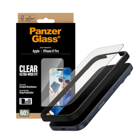 PanzerGlass® ألترا واسع المقاس شاشة لـ ايفون  برو  شفاف