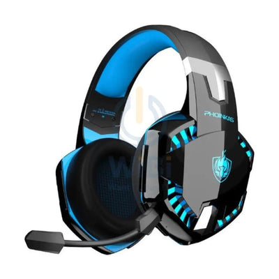 PHOINIKAS G2000BT Gaming Headphones with Adapter - Blue Accessories > Audio > Headphones > Gaming Zone