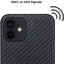 Pitaka iPhone 12 MagEZ Case Karbon - Black/Grey Twill Accessories > Mobiles & Tablets > Mobiles > Covers & Cases