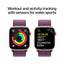 Apple Watch Series 10 with Sport Loop - LTPO OLED / 64GB / 46mm / Bluetooth / Wi-Fi / Plum Smart Watches