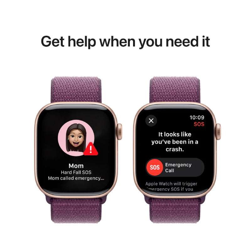 Apple Watch Series 10 with Sport Loop - LTPO OLED / 64GB / 46mm / Bluetooth / Wi-Fi / Plum Smart Watches