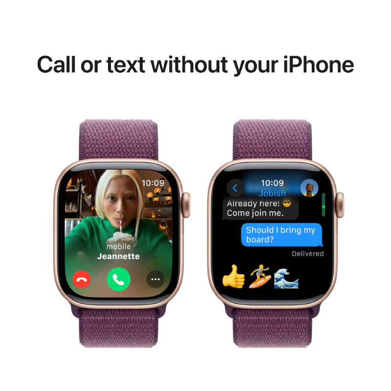 Apple Watch Series 10 with Sport Loop - LTPO OLED / 64GB / 46mm / Bluetooth / Wi-Fi / Plum Smart Watches