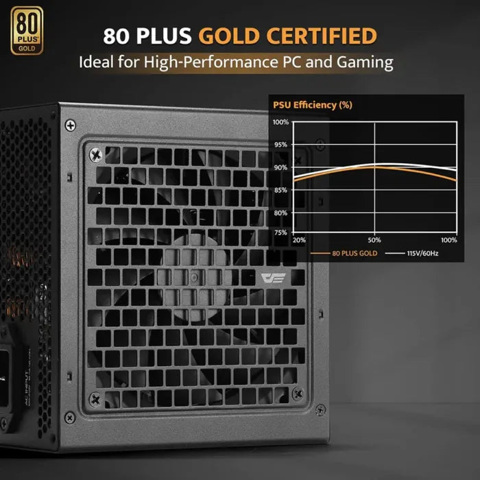 Darkflash PMT1050 Gold Modular Power Supply - 1050W / White