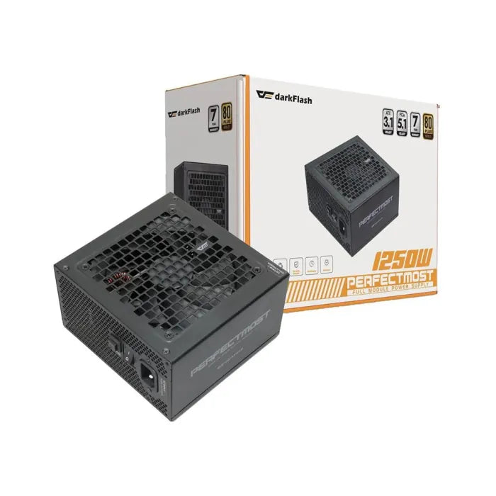 Darkflash PMT1250 Gold Modular Power Supply - 1250W / Black