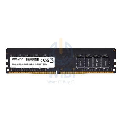 PNY Desktop Memory - 16GB / DDR4 / 3200MHz Accessories > Memory > Desktop Memory