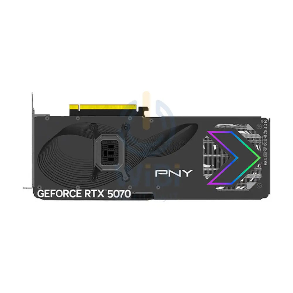 بطاقة الرسومات  PNY NVIDIA GeForce RTX 5070 ARGB EPIC-X RGB OC ذات المروحة الثلاثية بطاقة الرسومات  12 جيجابايت  GDDR7 /بت  PCIe 5.0