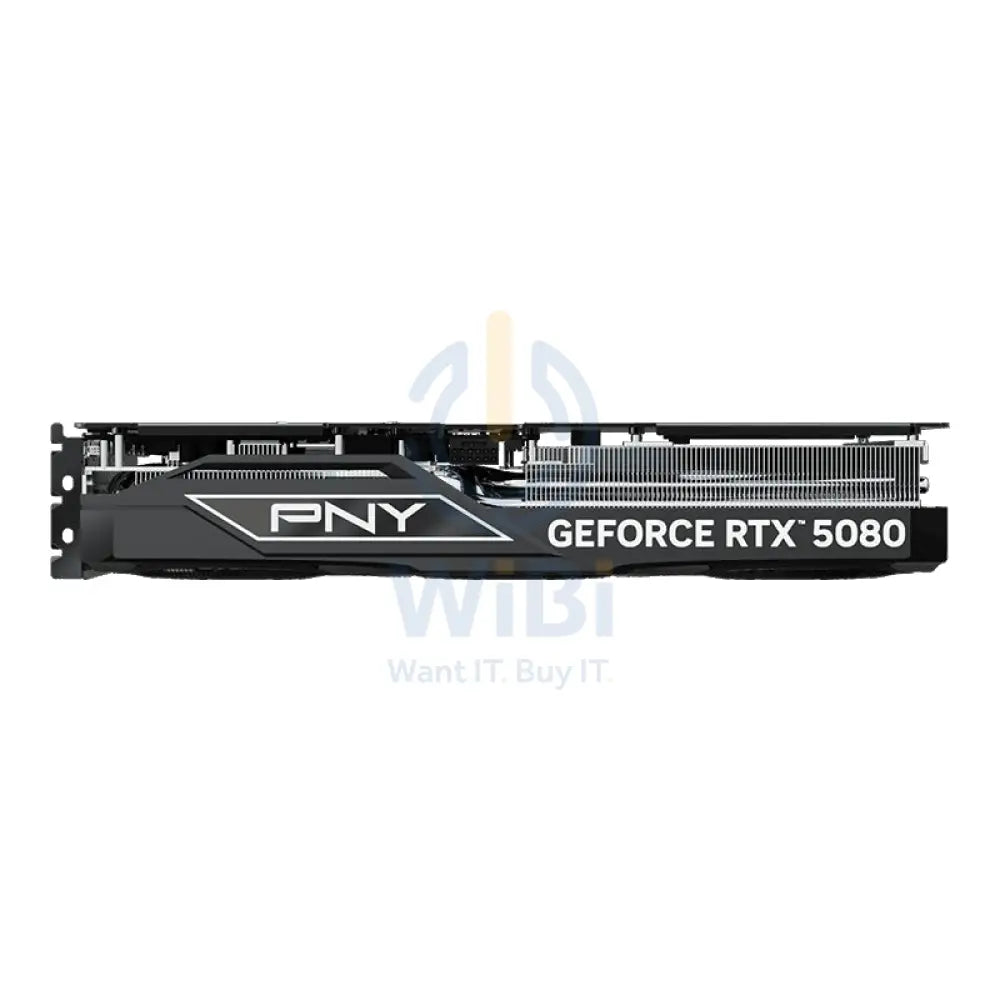 PNY NVIDIA GeForce RTX 5080 OC Triple Fan Graphics Card - 16GB / GDDR7 / 256-bit / PCIe 5.0 / DisplayPort 2.1 / HDMI