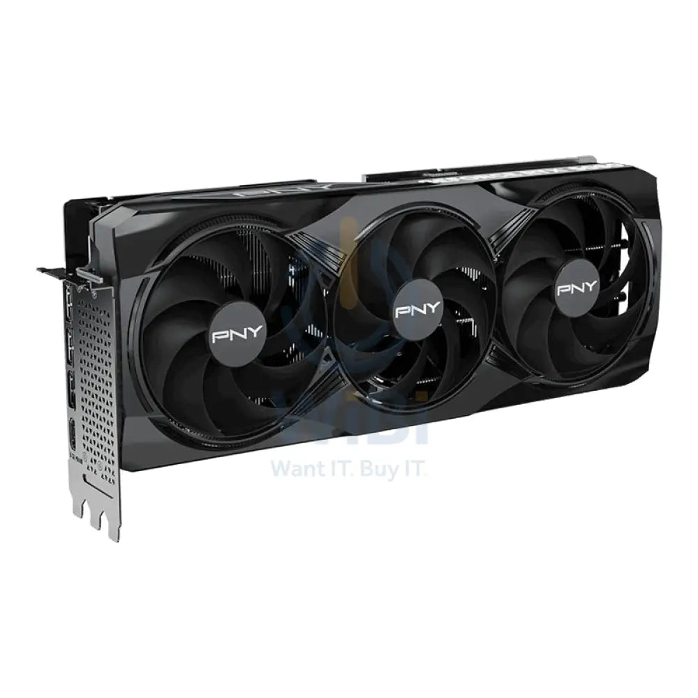 PNY NVIDIA GeForce RTX 5080 OC Triple Fan Graphics Card - 16GB / GDDR7 / 256-bit / PCIe 5.0 / DisplayPort 2.1 / HDMI