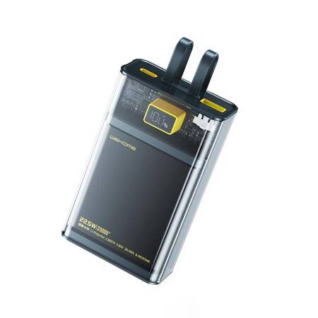 Wekome WP-325 20000mAh Pioneer Series Explore 22.5W Fast Charge Power Bank with Cable - Black