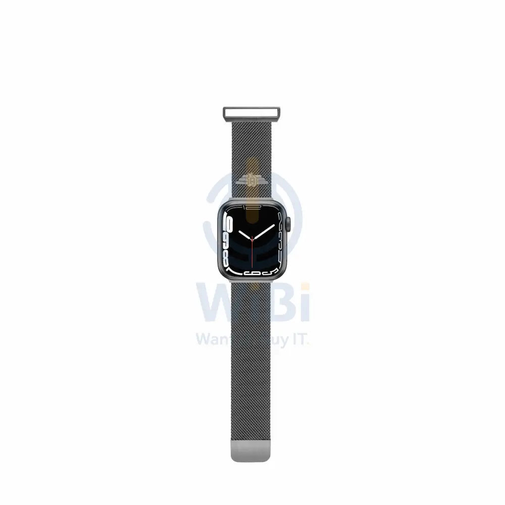 Police Apple Watch Ultra/45/44/42mm Mesh Strap - Black Accessories > Smart Watches